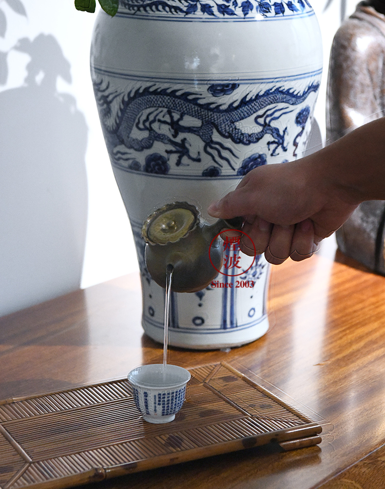 Those Japanese, slippery burn small western ping up - cross hands lasts a checking ceramic POTS teapot 23-6