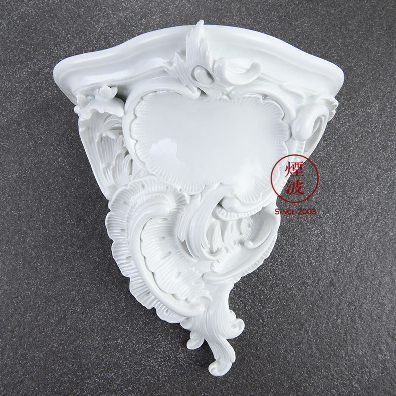 German mason mason meisen pure white porcelain porcelain plastic wall act the role ofing hanging rack shelf furniture furnishing articles