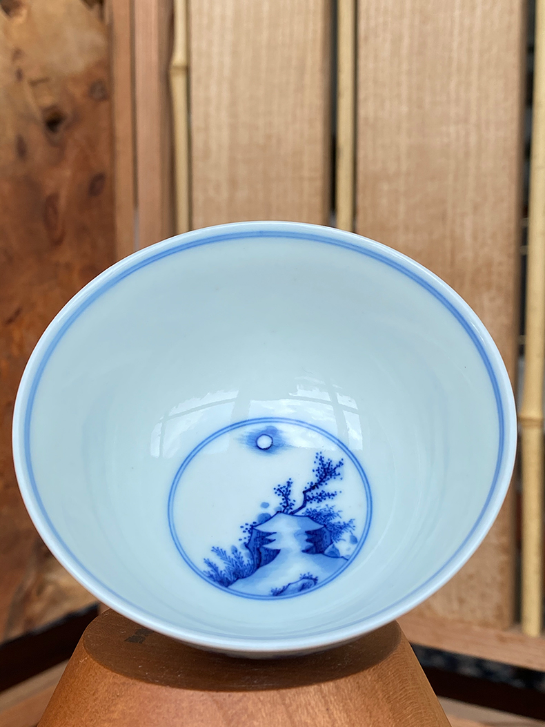 Jingdezhen lesser RuanDingRong made lesser taibai panasonic drinking Chinese tea cups