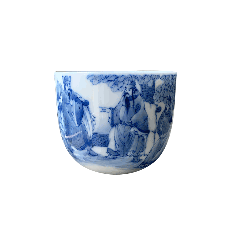 Jingdezhen nine burn hand - made porcelain nine paragraphs experienced three main minister JuYi qianlong cylinder cup chicken