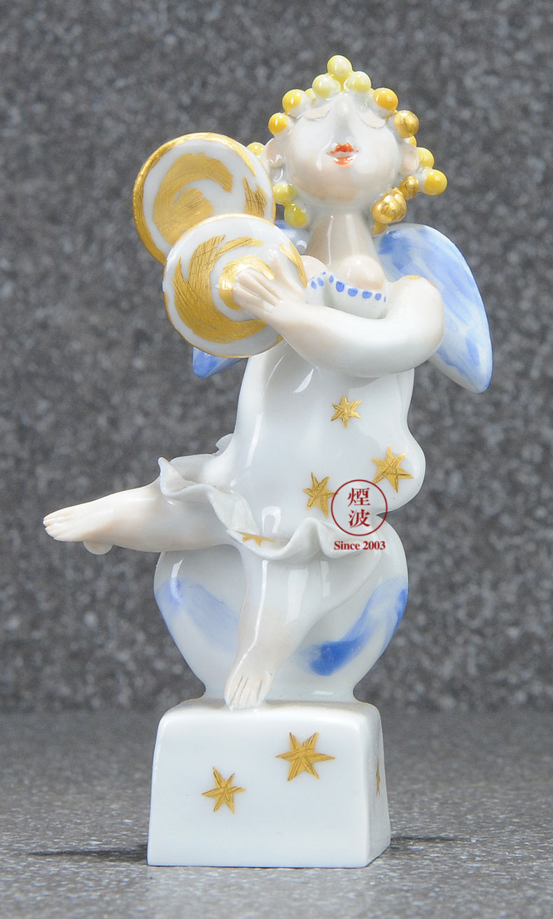 German mason MEISSEN porcelain porcelain angel orchestra handicraft furnishing articles home act the role ofing is tasted