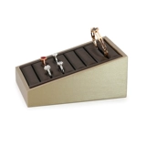 Матовое креативное кольцо, полиуретановый стенд, браслет, золото и серебро