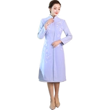 Демисезонный приталенный шерстяной шифоновый комплект, ципао