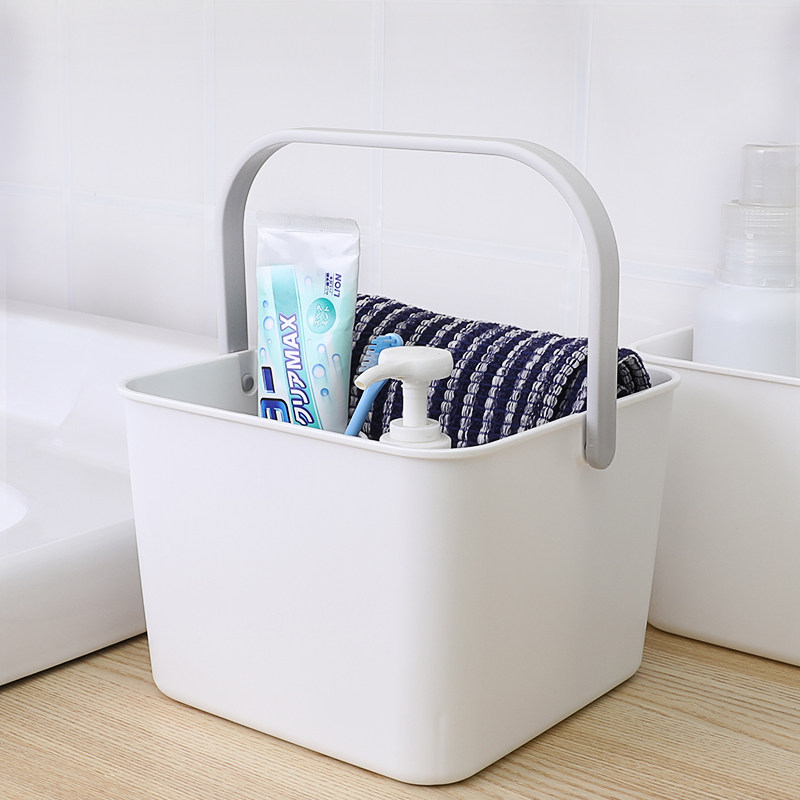 Japan with handle style quartet plastic barrel bathroom with basket cleaning basket handbag basket bathroom basket