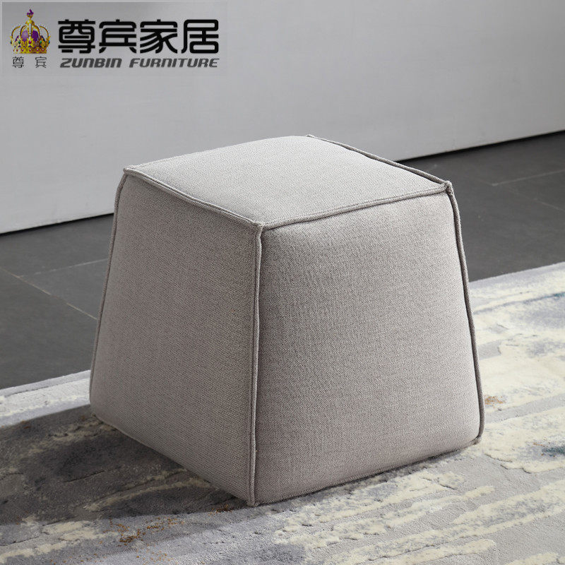 Short Stool Changing Shoes Stool Small Stool Home Solid Wood Small Fonden Living-room Tea Table Stool Stool Simple cloth Sofa Bench