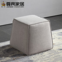 Low stool changing shoes stool small stool home solid wood small square sitting room coffee table stool stool simple fabric sofa bench