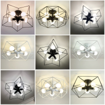 Nordic lamps Bedroom lights Simple modern warm romantic room designer creative childrens lights led ceiling lights