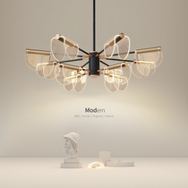 Light Extravagant Living Room Chandelia Creativity Modern Minimalist Atmosphere Home Living Room Light Personality Nordic Luminaire Lighting Netting Red Lights