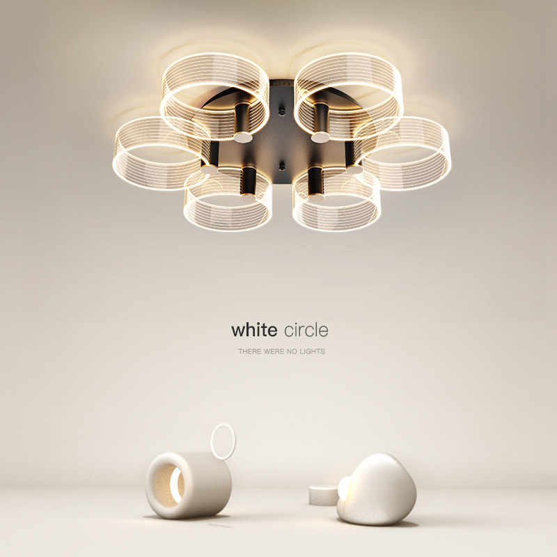 Living room light simple modern atmosphere home bedroom light Nordic lamps creative 2020 new ceiling lighting