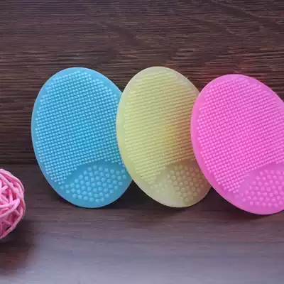 Baby bath cleaning brush exfoliating massage wash baby silicone shampoo brush