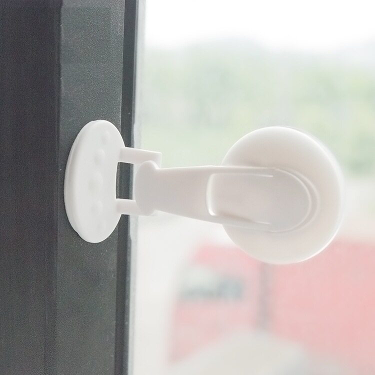Phoebe new child safety products suction cup moving window child lock Baby baby multi-function window safety lock