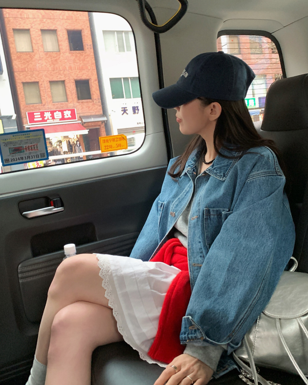 한국 chic 봄 가을 새로운 작은 대중 레트로 기타 주머니 디자인 루즈핏 다용도 캐주얼 긴팔 데님 여성 코트 상세 이미지 4