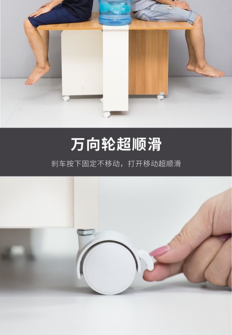 Bàn ăn gấp gọn nhà nhỏ căn hộ bàn ăn đa chức năng kinh tế đa năng 1,2 m Bàn kính thiên văn hình chữ nhật Bàn ăn đơn giản - Bàn bàn vi tính đẹp