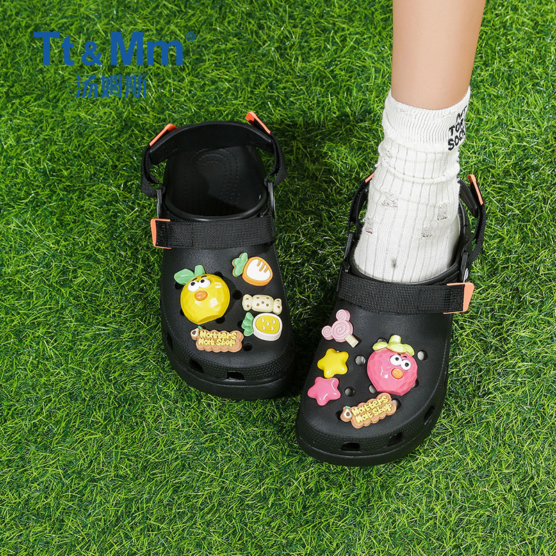 Tt&Mm/Toms Women's Slip-On Shoes with a Soft, Cartoon-Like Feel, Cute Perforated Shoes for Summer, Breathable Nurse Shoes for Outdoor Wear