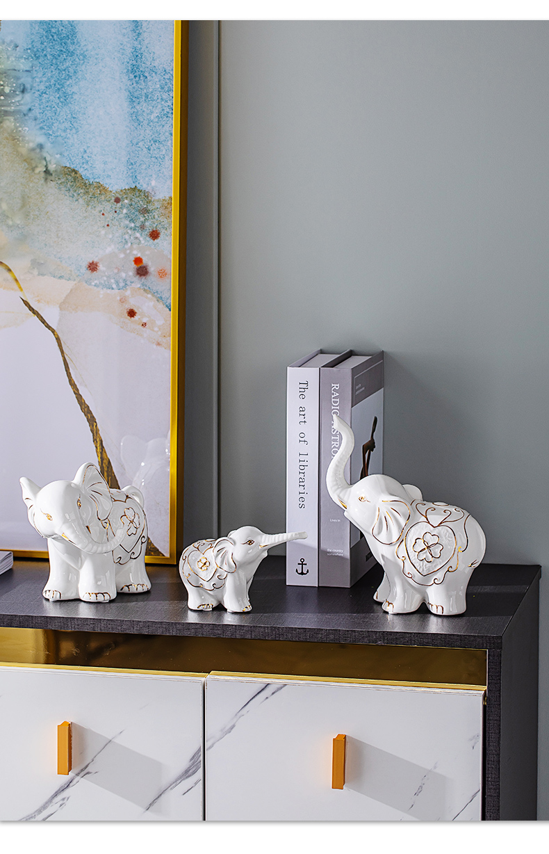 The Elephant furnishing articles home decoration TV ark, porch ark, ceramics handicraft gift wedding present practical girlfriends