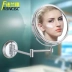 Mặt bích phòng tắm kính thiên văn gương vanity gương phòng tắm treo tường gương vanity có thể gập lại phóng đại hai mặt gương đẹp - Gương gương bỉ Gương
