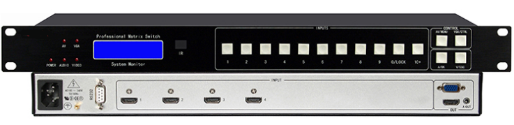 HDMI switcher 4-cut 1 seamless switching without black screen 4 in 1 out of support wheel tour 3 5 audio separation
