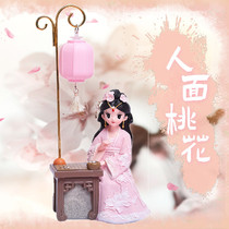 Chinas ancient wind Han clothes Beauty Palace Light Lanterns Swing Piece Tourist Scenic Spot Commemorative Crafts Wentron Gift Companion Gift and practical