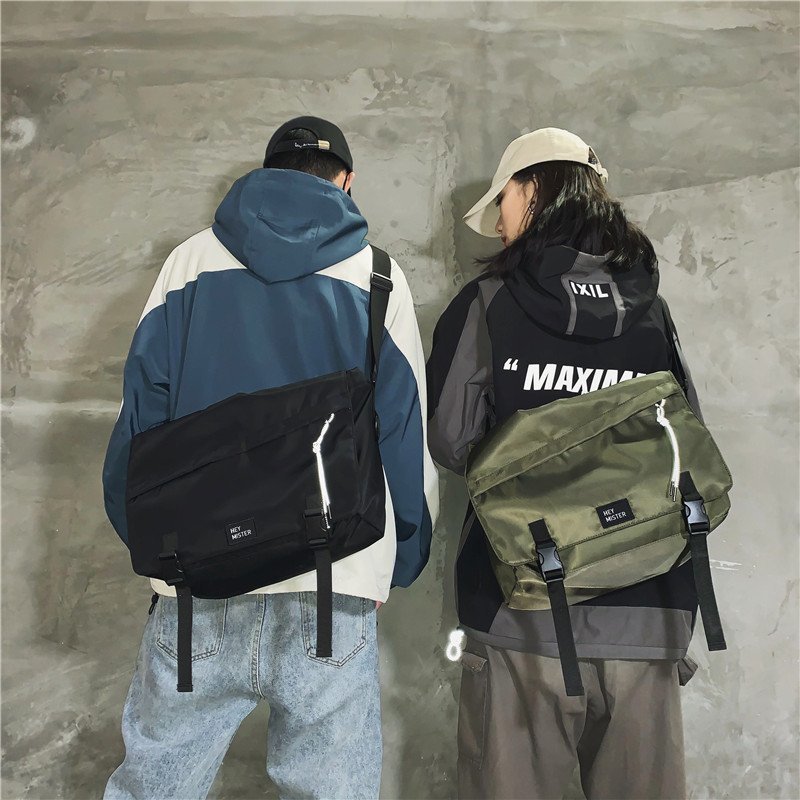Boys Messenger Bag Tide ins Function Wind Dead Fly Tooling Bag Tide Brand Large Capacity Student One Shoulder Female Street Harajuku