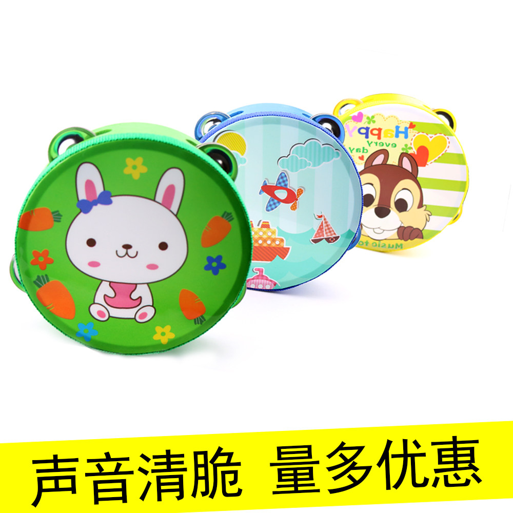 Children Little Lingdrum Wooden Kindergarten Show Lingdrum Olf Instrument Baby Hand Drums
