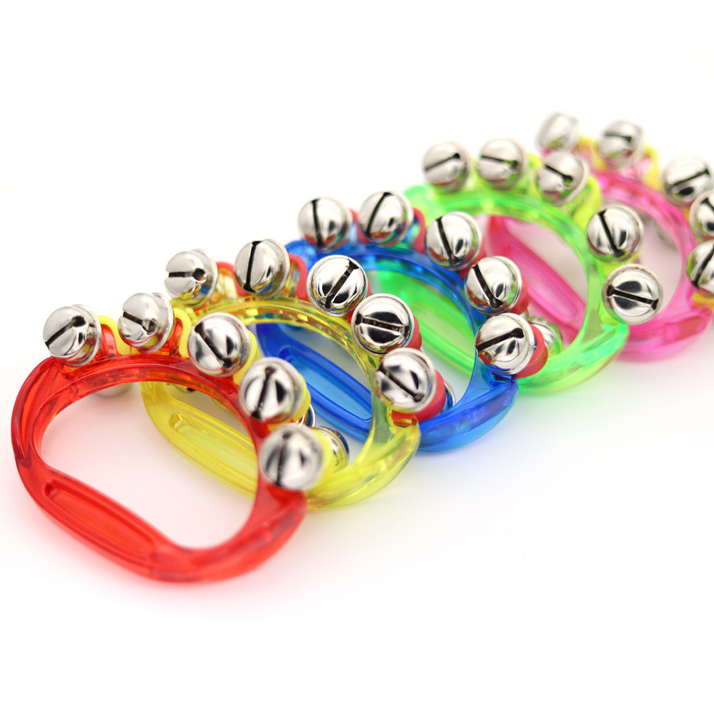 Hand-in-hand string bell percussion instrument kindergarten string bell Orff sound musical instrument string bell percussion instrument Morning teaching aids