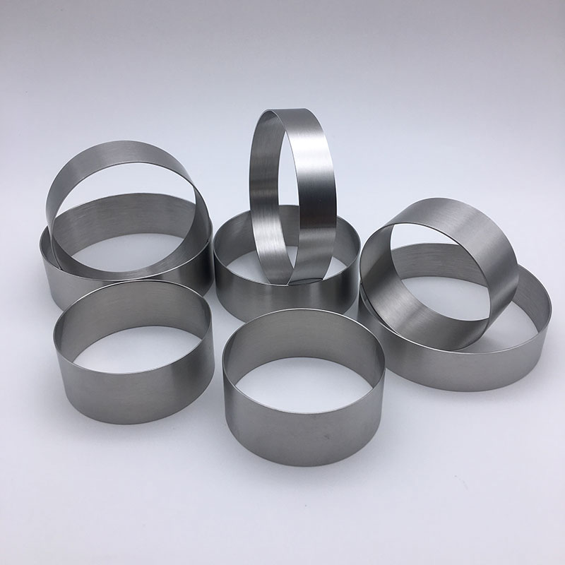 Thép không gỉ tròn nhỏ bánh kếp tròn khuôn bánh hấp bánh tròn 粑粑 vòng tròn bánh đậu đỏ - Tự làm khuôn nướng khuôn làm bánh cá