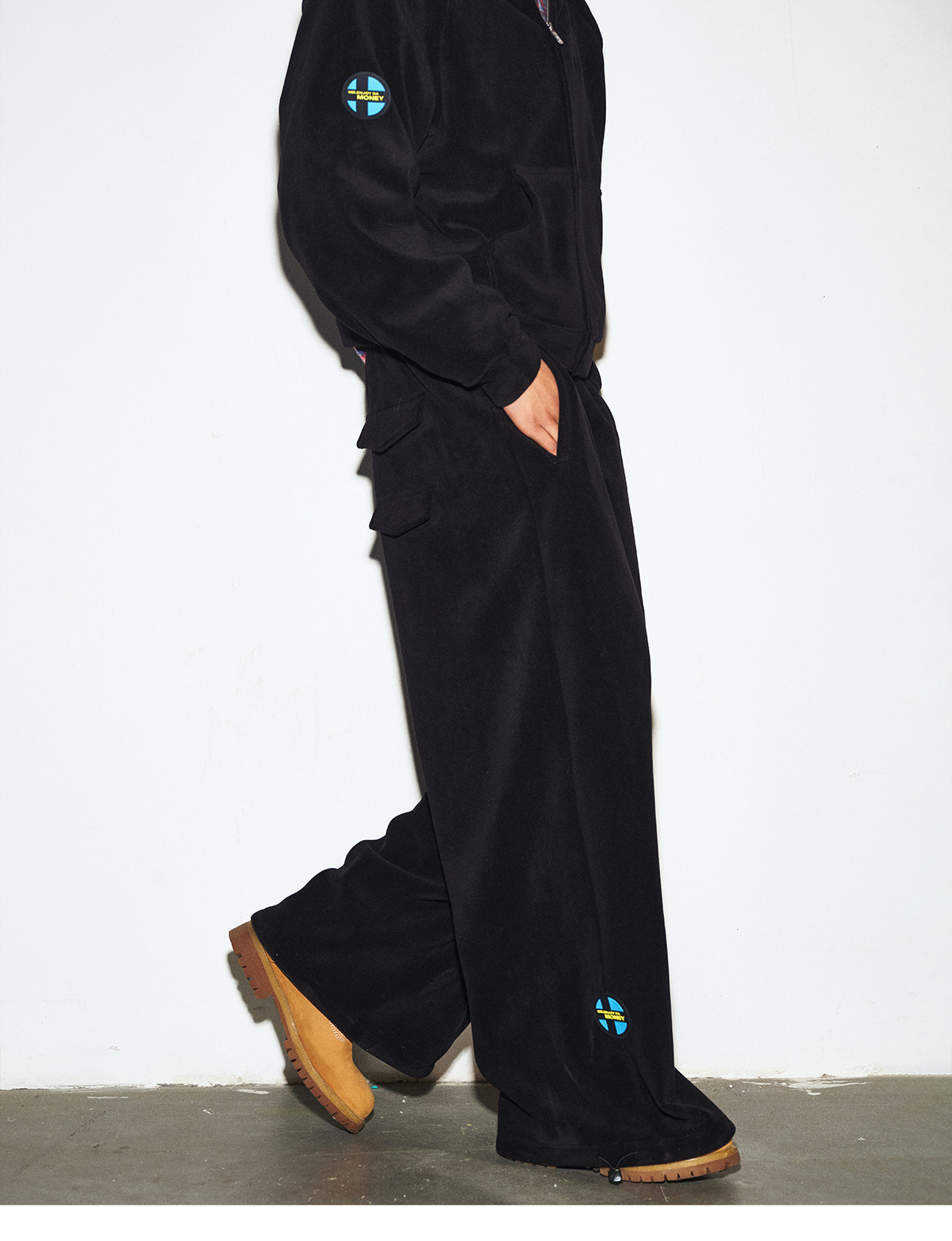 MEDM Fleece Zip-Up Hoodie and Drawstring Pants