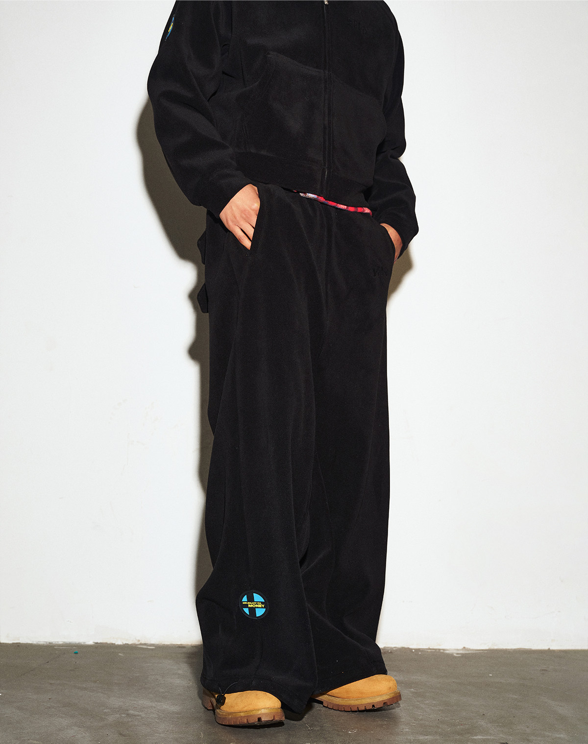 MEDM Fleece Zip-Up Hoodie and Drawstring Pants