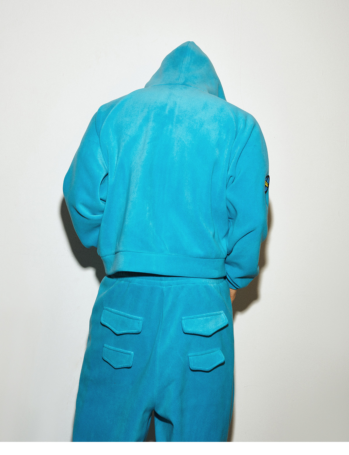 MEDM Fleece Zip-Up Hoodie and Drawstring Pants