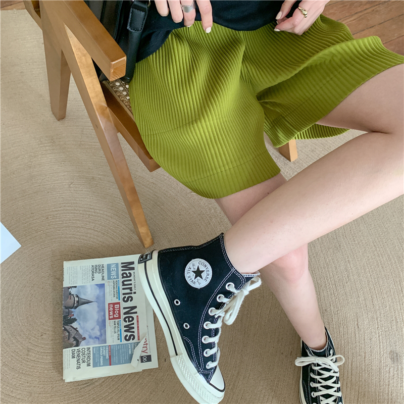 2022 spring summer thin section of ice silk pregnant woman 100 plexant shorts loose wide leg slim and high waist trust pregnant woman 50% pants