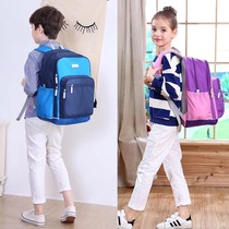 2021 New primary school childrens schoolbag ridges minus minus three to sixth grade boys and girls large-capacity light schoolbags