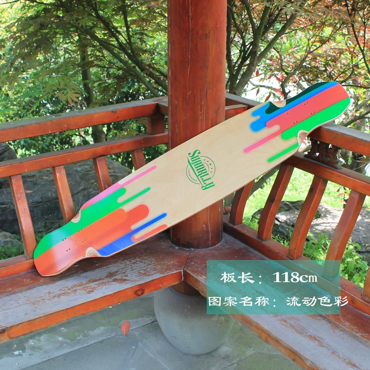 Skateboard, electric modified dancing longboard with accessories for elderly, 120cm