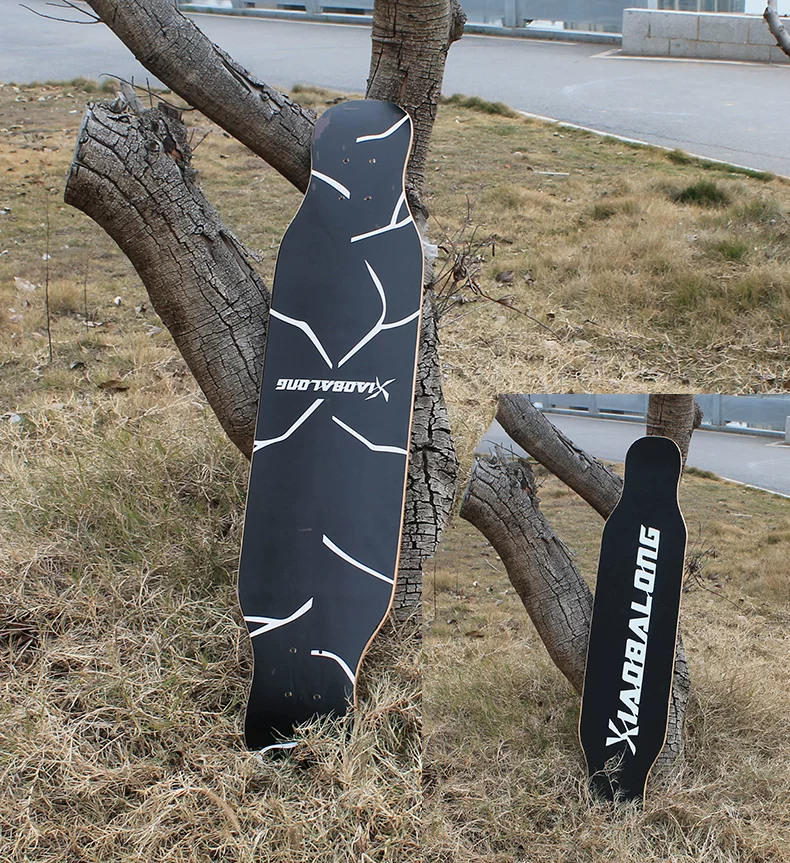 Skateboard, electric modified dancing longboard with accessories for elderly, 120cm