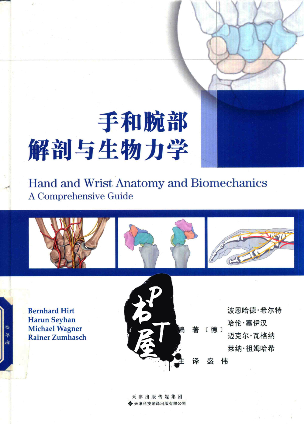 手和腕部解剖与生物力学 Book Cover
