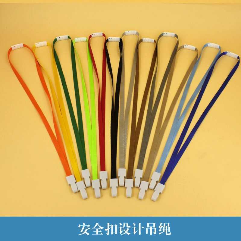 Safety buckle sling Coarse Thread Rope Work Certificate Cutting Sleeve Rope Exhibition Rope to fasten with safety buckle rope