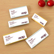 Ripya gold badge Metallic badge Magnetic name card Student school card sales staff card Hotel name pin badge Railway number plate Screen printing LOGO inner paper can be customized to replace the work card