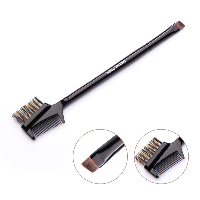 Natural Maker Makeup Brush Double Head Portable Eyebrow Brush Brow Brush Brow Brush Portable