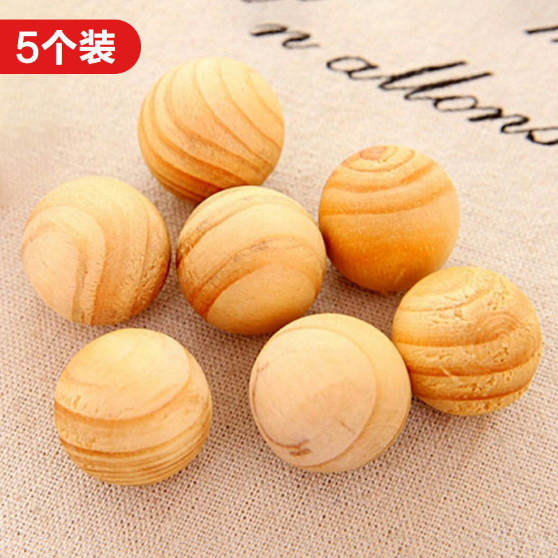 Pure natural champagne wood block special clothes deodorant anti - mold wood fragrance fresh insect - proof cabinet wood beads