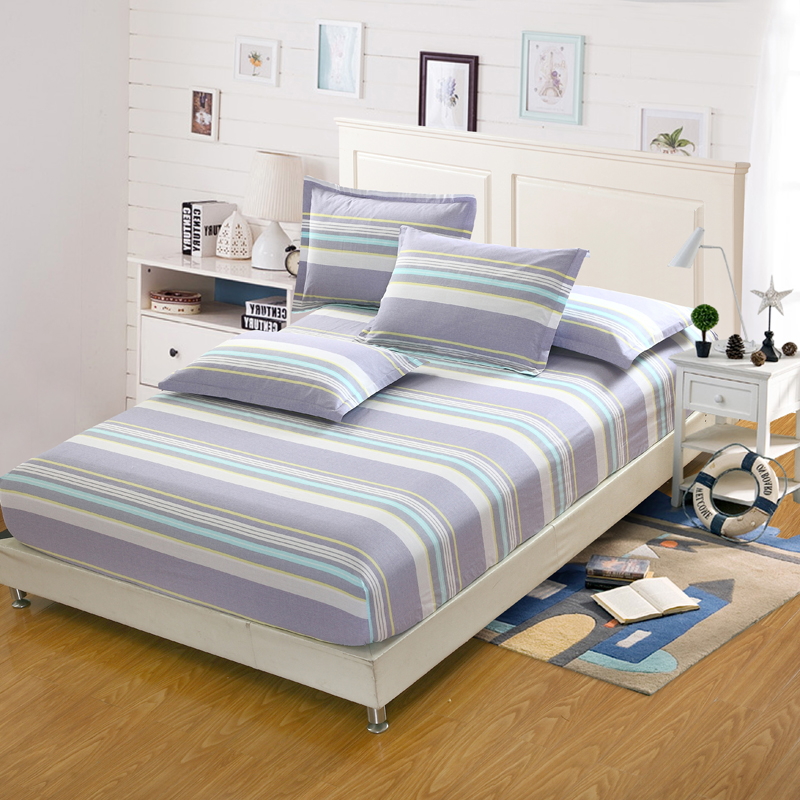 Giường bông giường đơn cho trẻ em hoạt hình 1,2m trải giường 1 mét mỏng 1,35m 	ga giường bo chun