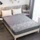 Giường trải giường đơn mảnh 1,5m1,8m2.0m ​​nệm bọc nệm tay áo mỏng thảm màu nâu Simmons phủ bụi