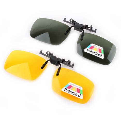 Driver driving goggles Driving sunshade night vision goggles Polarizing mirror sunglasses Sunglasses men's myopia mirror clip