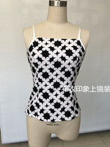 Cloth impression tailor-made hostess on the mirror dress color small condole belt small vest QB6100