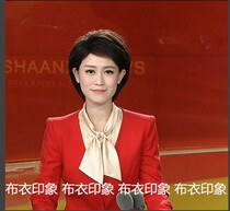 Cloth impression tailor-made female host on camera announcer art examiner interview small suit QB846
