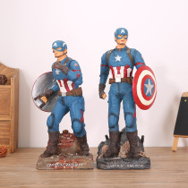 Avengers large Captain America posing Spider-man Batman doll boy boy creative gift