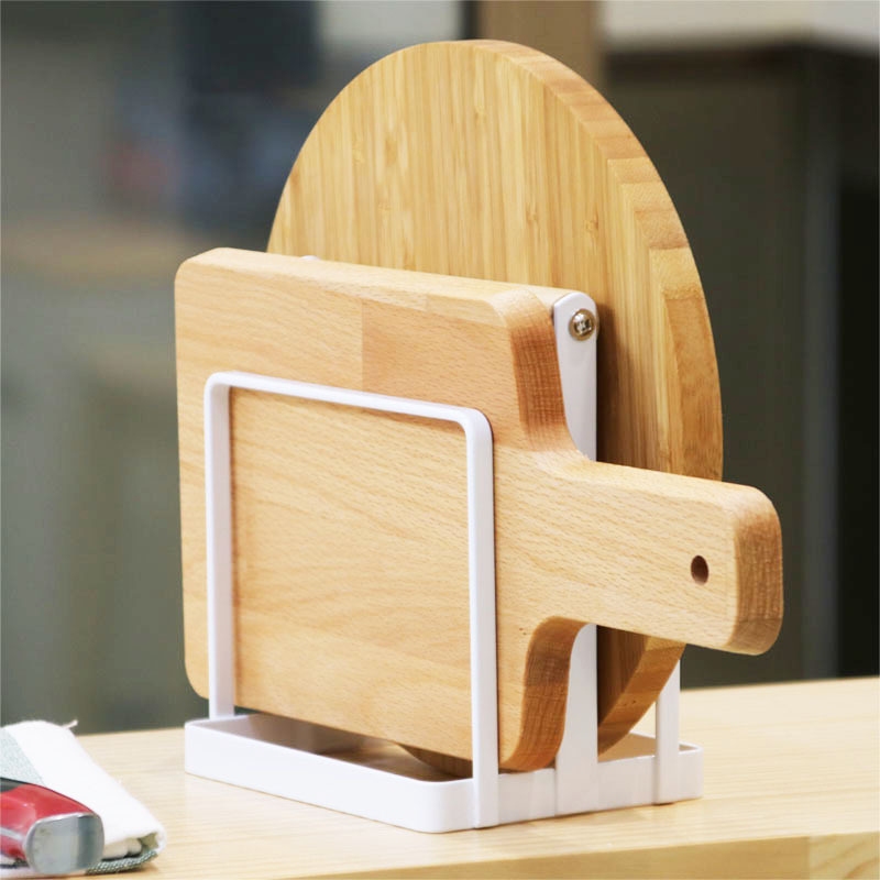 Kitchen rack Japanese-style wrought iron kitchen knife rack tool rack cutting board rack cutting board rack pot lid rack