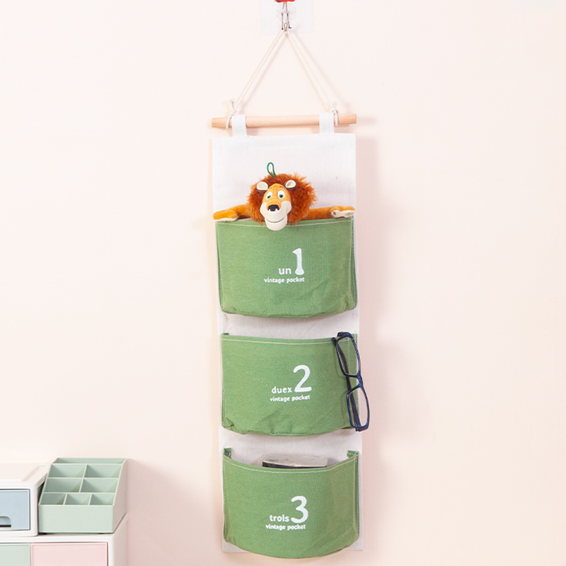 After door Containing Cloth Bag Wall Hanging Dorm Room Theiner Wall Hanging Rental Wall Disposal Bag Cashier Bag Hanging Bag Hanging Wall Holding