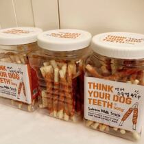 Foreign trade tail pet snack dog snowflake chicken pure cow skin rubber tooth bone nibble resistant dog snack