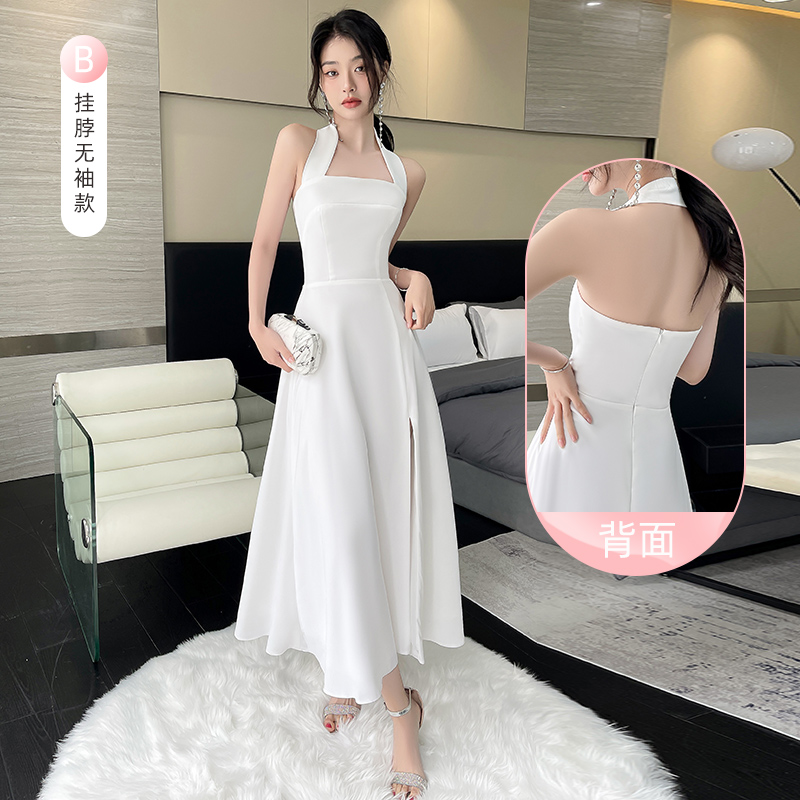  XXL+605 white hanging neck B paragraph B   - $0.31 