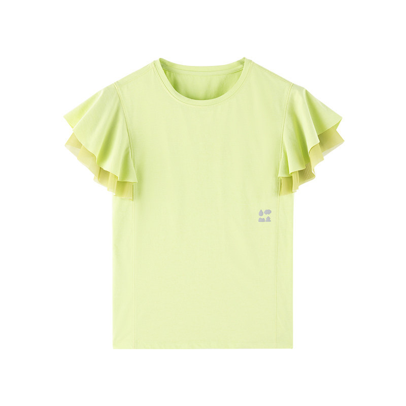 Special Offer: Forest Tang Summer [Little Fairy Mesh Patchwork T-Shirt] Lightweight, Breathable, High-Elastic, Wear-Resistant, Short-Sleeved, Cool Feeling