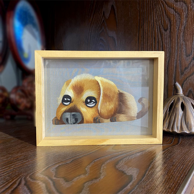 Xiang embroidery hand embroidery double-sided embroidery ornaments Zodiac signs Birthday gifts for teachers and friends home accessories